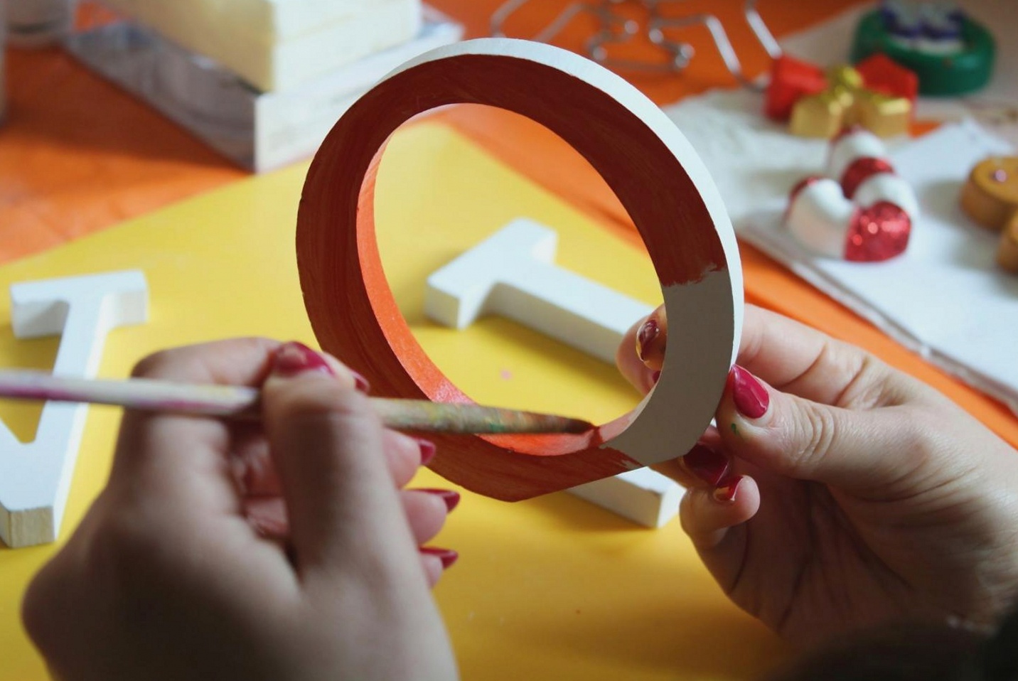 Orla Fenwick at work in an animation design studio environment